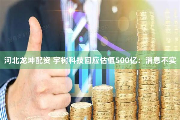 河北龙坤配资 宇树科技回应估值500亿：消息不实